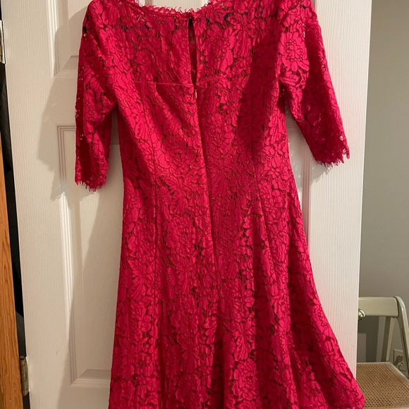 Eliza J fuschia cocktail dress above the knee. Size S. Worn once. - Picture 3 of 5